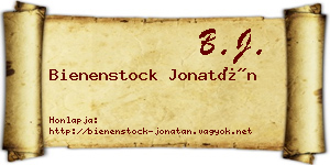 Bienenstock Jonatán névjegykártya